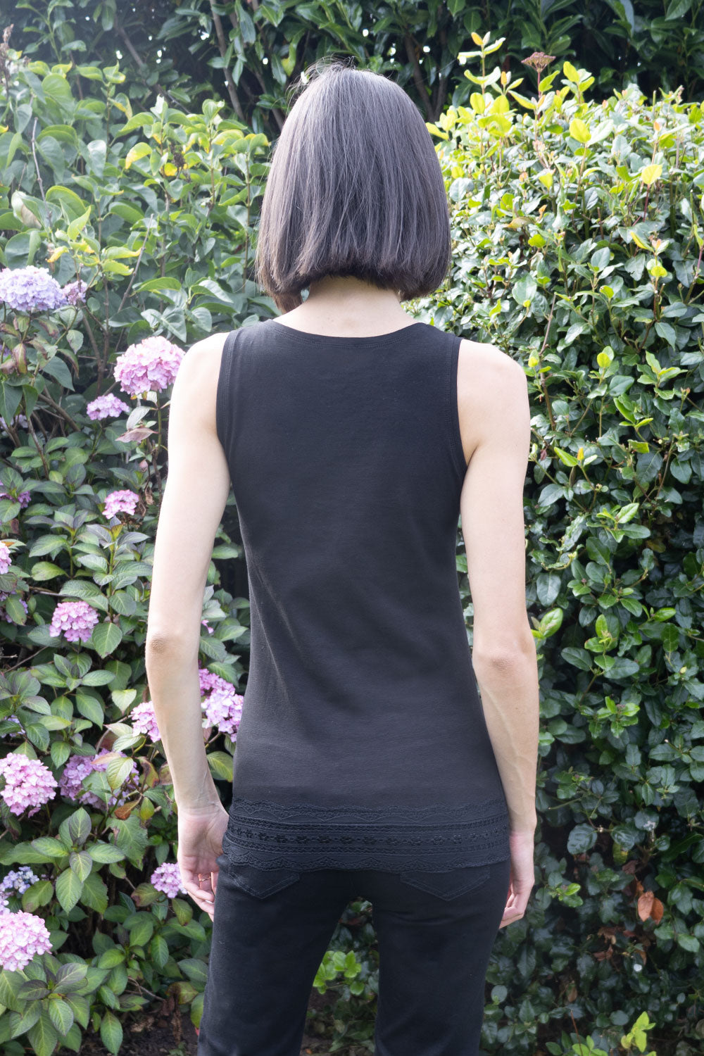 Cannes Cotton Lace Tank