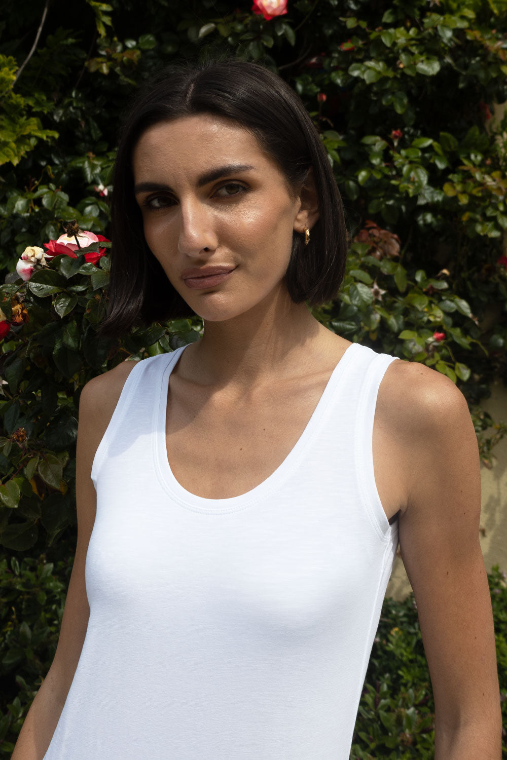 Cannes Cotton Lace Tank