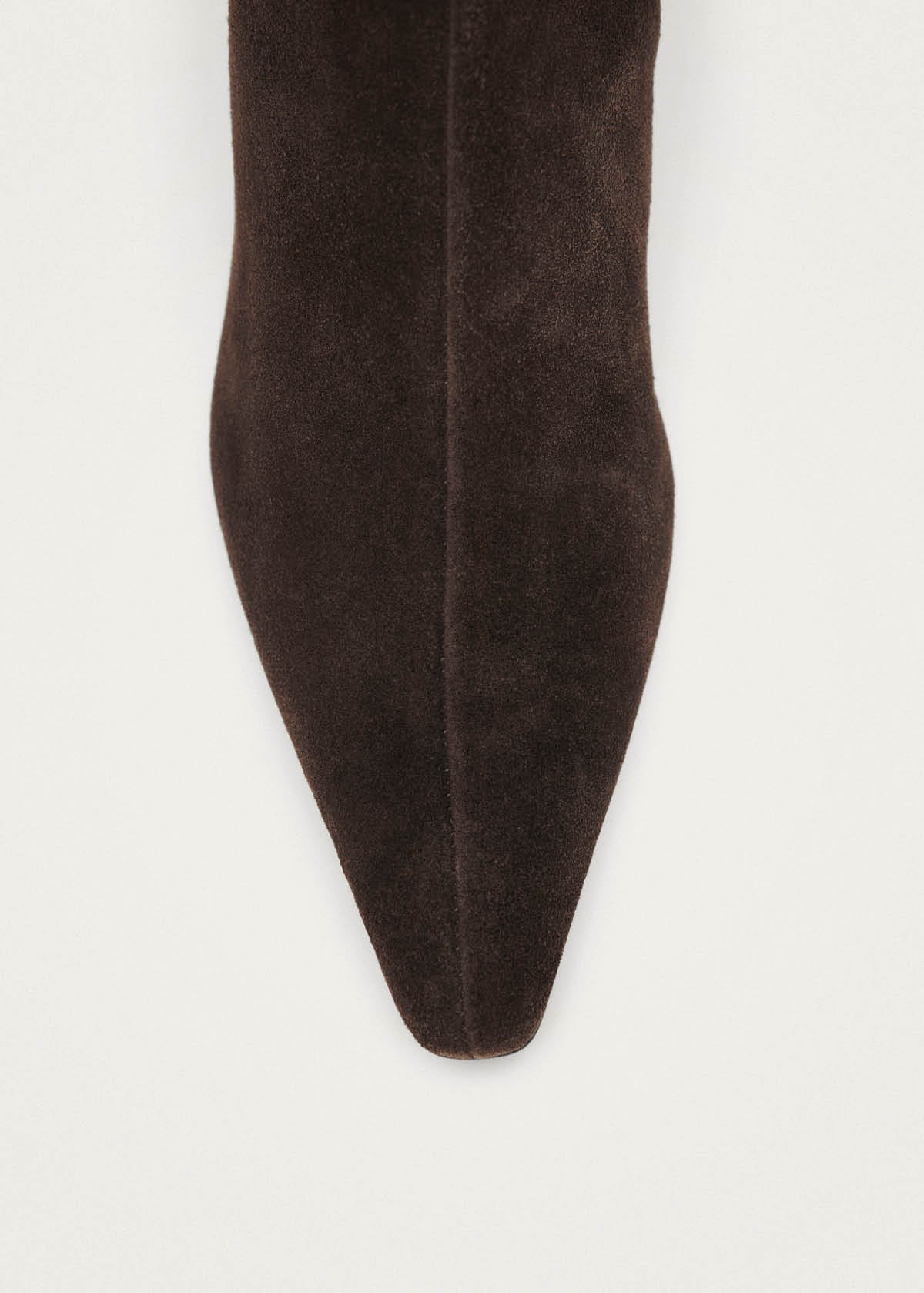 Ambar Suede Brown Leather Ankle Boots