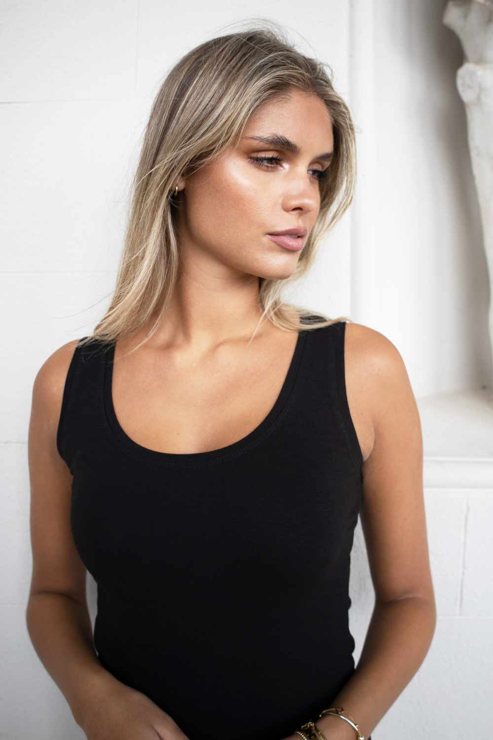 Cannes Cotton Lace Tank