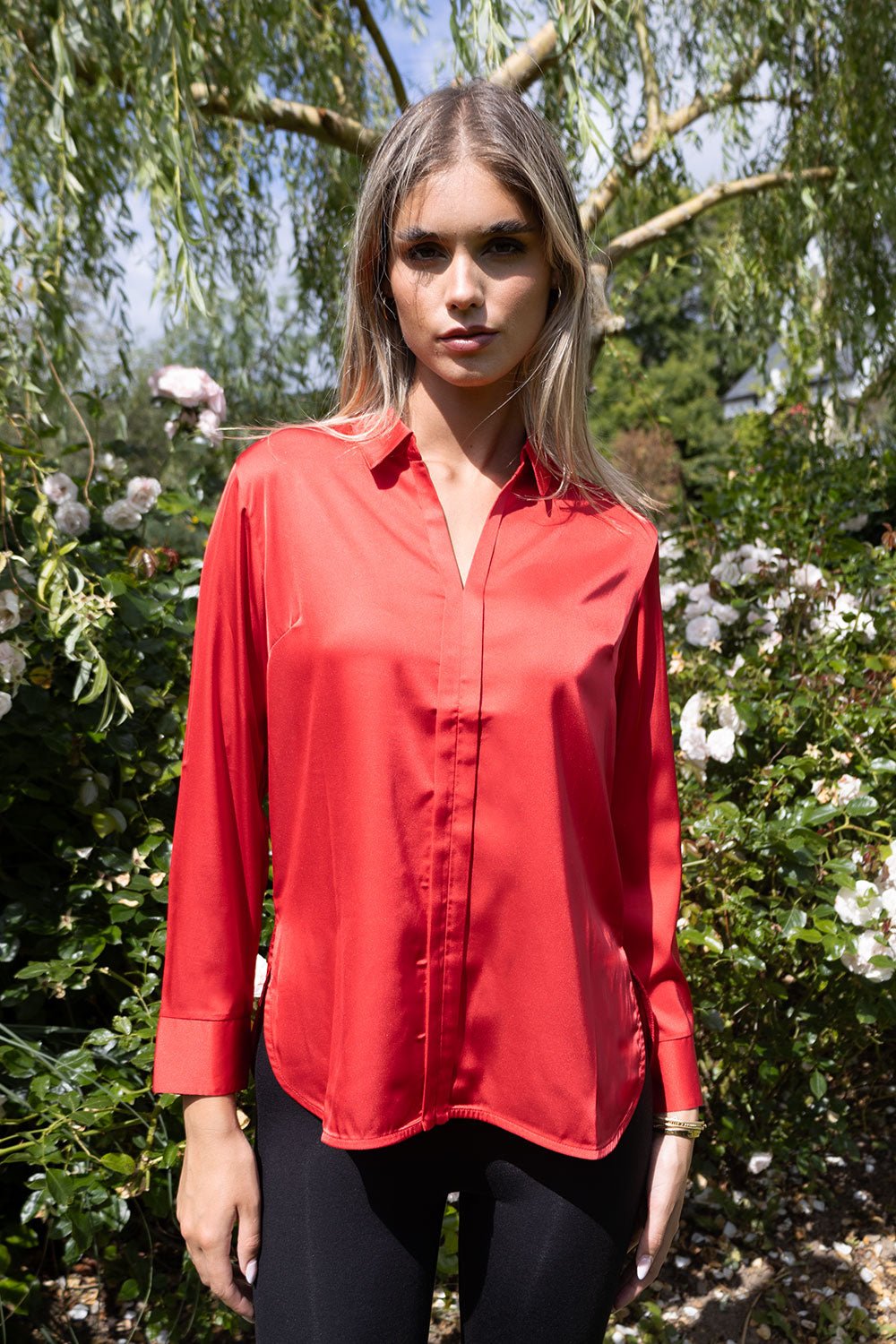Joy Silk Look Shirt