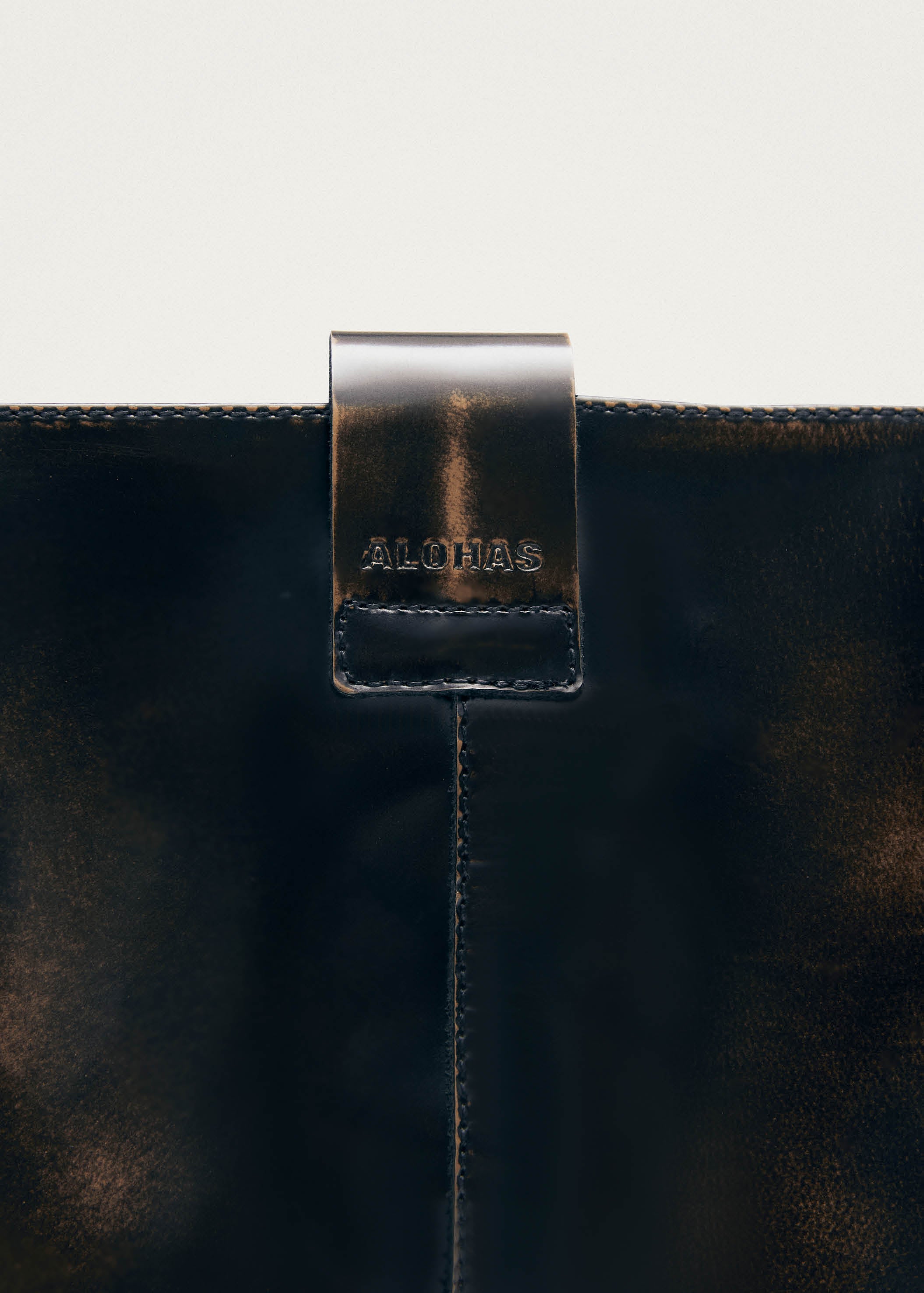 Sajan Vintage Effect Brown Leather Boots